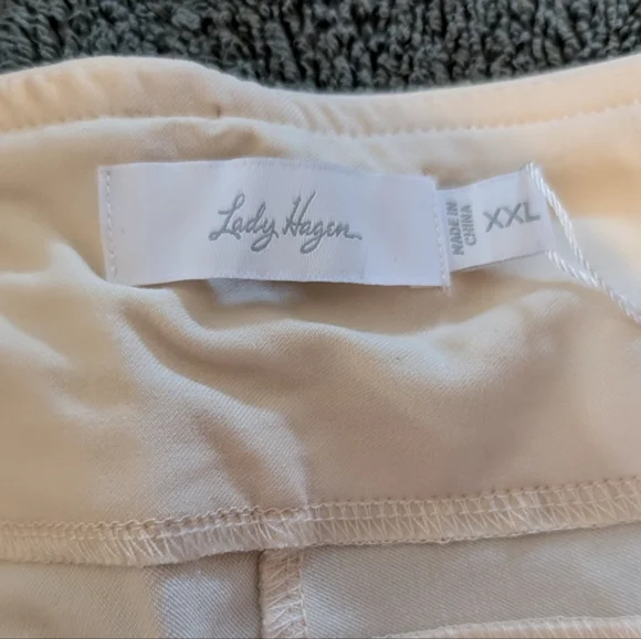 Nwt lady hagen tummy control 7" short in khaki size xxl - Picture 4 of 4